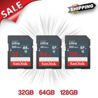 SanDisk Ultra SD Card 32GB 64GB 128GB SDHC SDXC Class 10 UHS-I