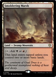 Smoldering Marsh 168/206 Commander: Lorwyn Eclipsed Rare