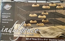 WILTON Indulgence 15 7/8 x 9 7/8 3-Tier Cooling Rack Pro Bakeware Brand New A4