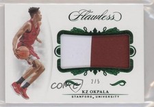 2019-20 Panini Flawless Collegiate Rookie Emerald 2/5 KZ Okpala #20 Patch 2k5