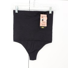 NEW Shapermint Essentials Women's High Waisted Shaper Thong Medium Black 98099