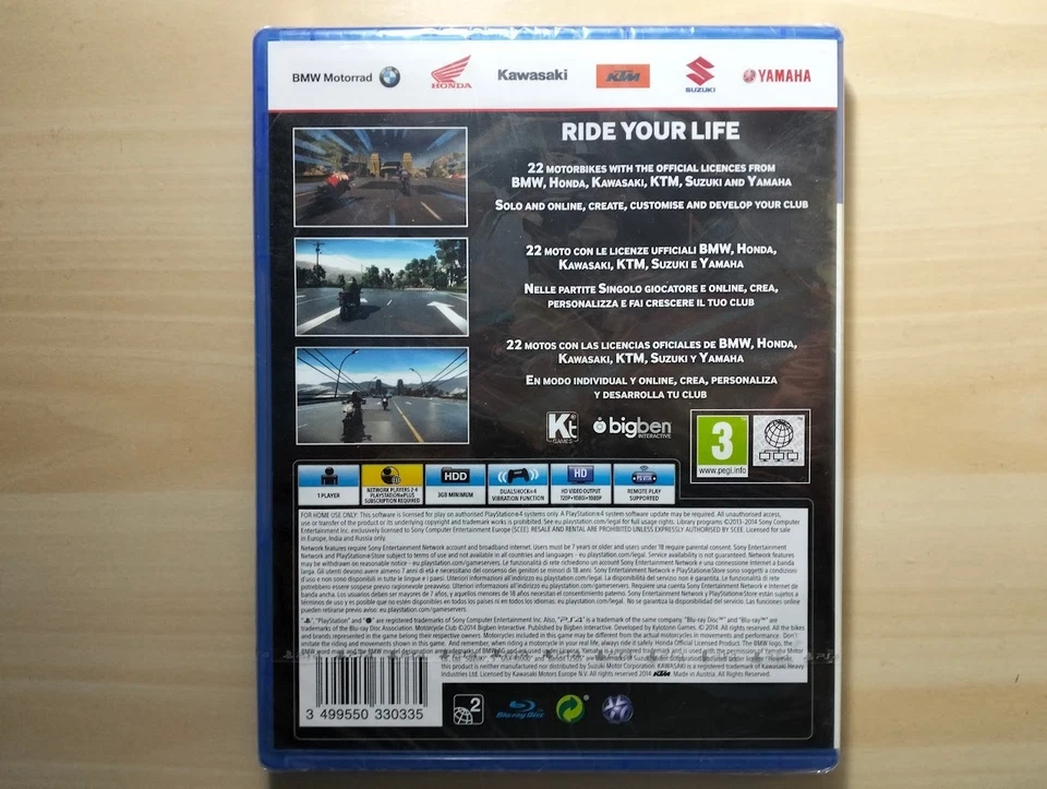 Motorcycle Club gioco PlayStation 4 PS4 ITA NUOVO SIGILLATO - Immagine 2 di 2