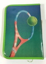 Vintage Selectum School Supplies Carrying Pouch Bag - Tennis Printed Graphic New
