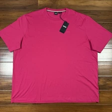 Hugo Boss Men's Size 4XL Dark Pink Thompson Cotton Jersey Tee T Shirt