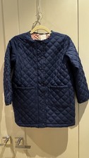 J Crew Crew Cuts Girls Navy Quilt Jacket Size M 10 