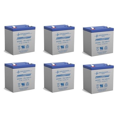 Power-Sonic 6 Pack - POWERSONIC PS1250F1 PS1250F1 12V