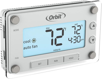 83521 Clear Comfort Programmable Thermostat with Large, Easy-To-Read Display, Wh