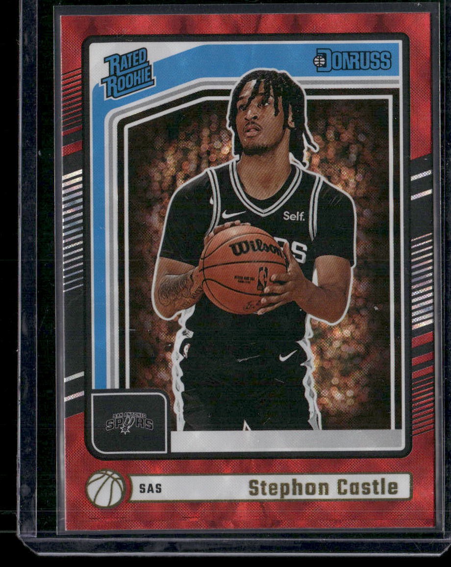 2024-25 Donruss #244 Stephon Castle Red Wedges