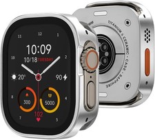 Metal Case Screen Protector Cover for Apple Watch Ultra 3/Ultra 2/Ultra 49mm, St