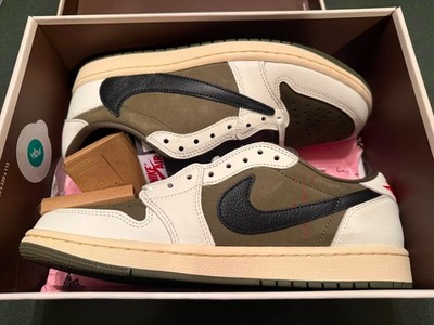 Size 9 - Travis Scott x Air Jordan 1 Retro OG SP Low Reverse Olive / Medium
