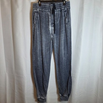 Free Planet Men's Joggers Size XL Gray Acid Wash