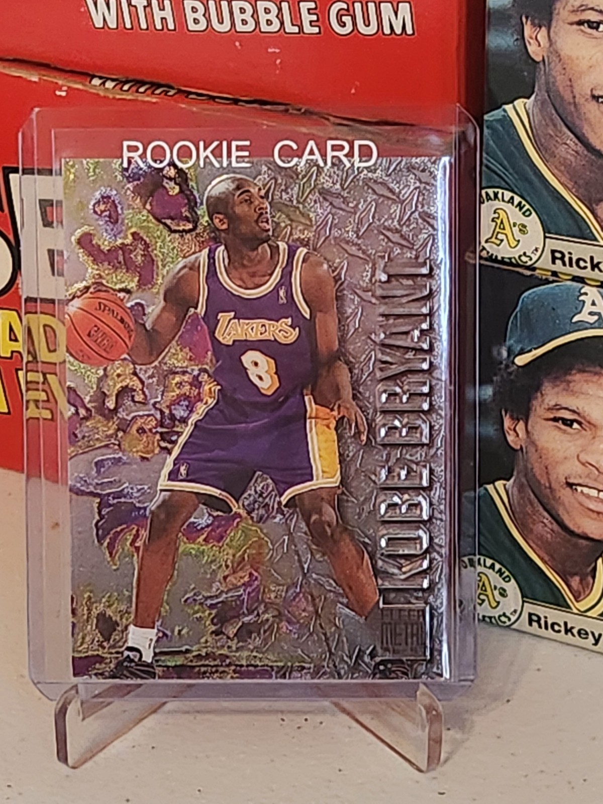 Kobe Bryant RC 1996-97 Fleer METAL ROOKIE Card #181 Los Angeles Lakers Nice!