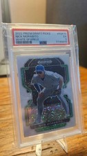 NICK MORABITO - 2022 Prizm Draft Picks - WHITE SPARKLE - EX PSA 5! - #PDP75