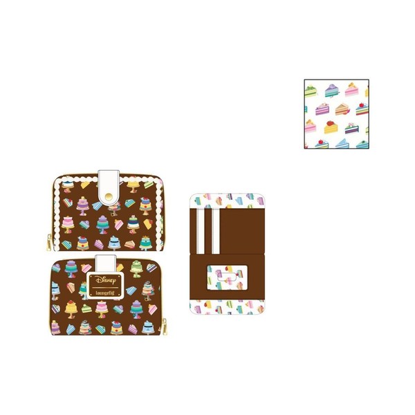 Loungefly Disney - Princess Cakes - Zip Around Wallet - WDWA1948 - Neu & Ovp-image
