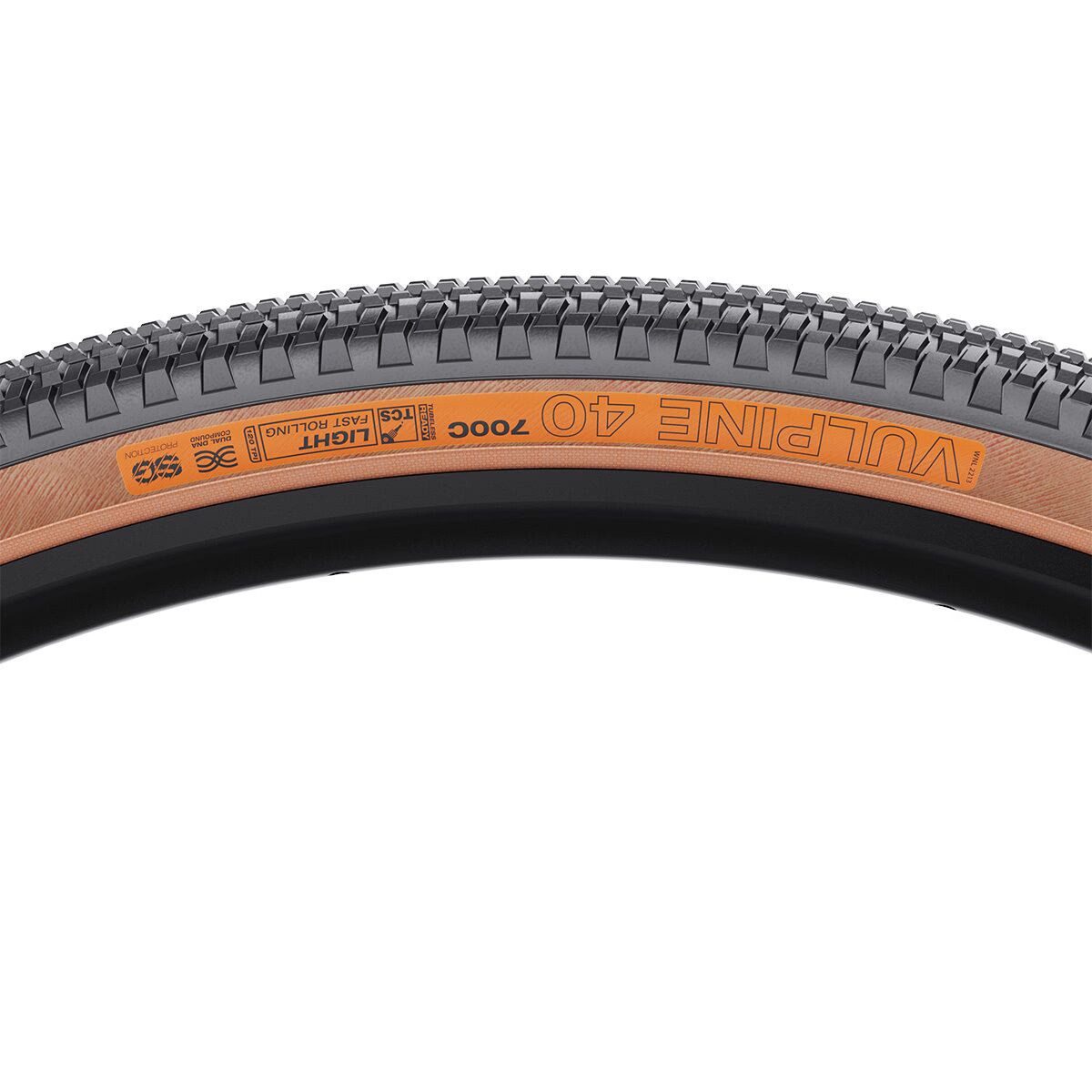 WTB Vulpine TCS Tire - Tubeless Tan 700x40LightFR120tpiDual DNASG 14490₽