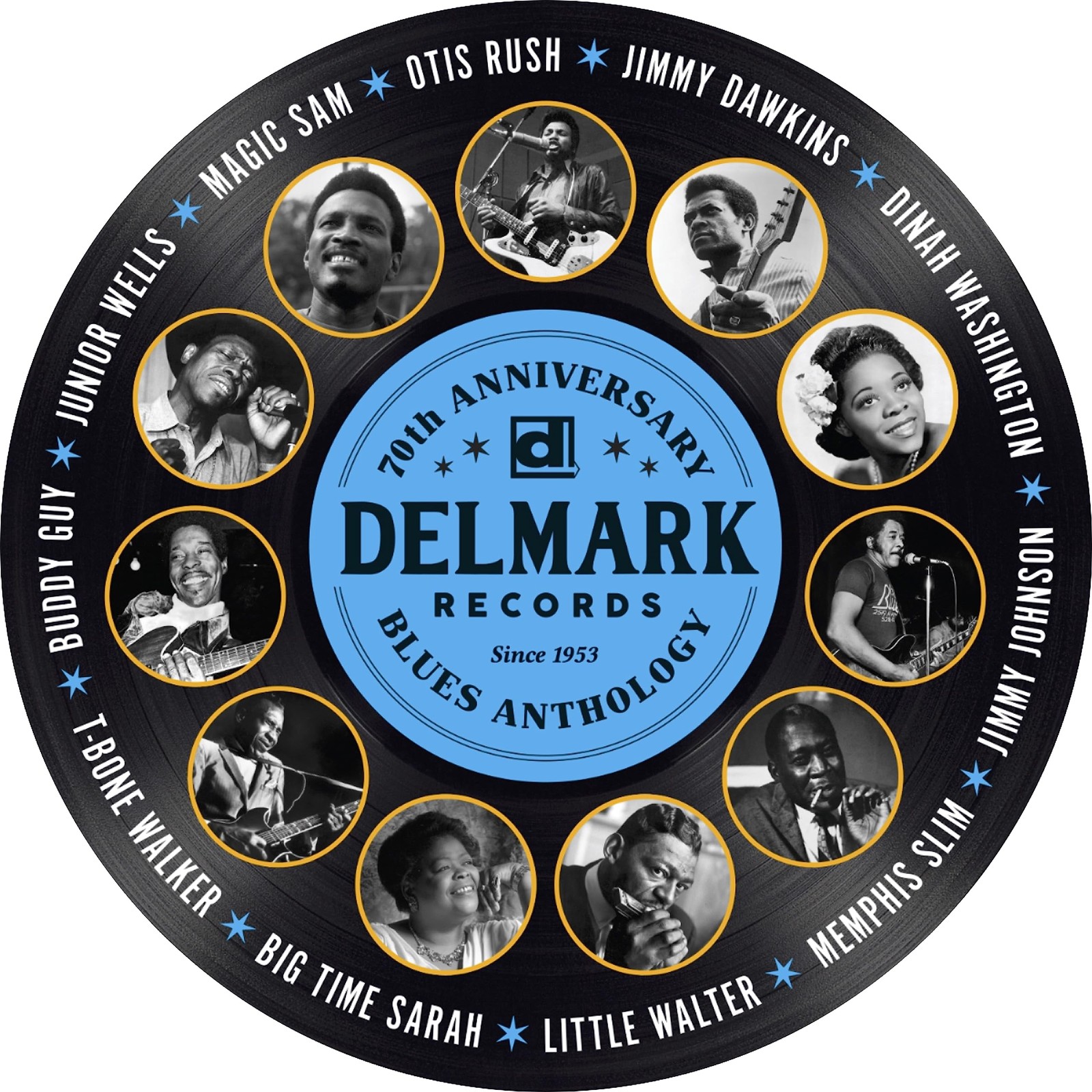 Антология блюза различных исполнителей Delmark 70th Anniversary Blues Anthology (CD) (ИМПОРТ из Великобритании)