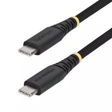 Image of StarTech Cable 1m USB C to USB C USB 2.0 0Gbps 60W PD USB2CC1MNCBR