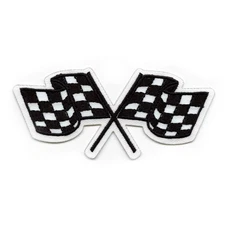 Nipsy Hussle Rally Racing Flags Marathon T.M.C Embroidered Logo Iron On Patch