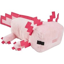 Mattel Minecraft Plush Stuffed Animal Axolotl 8" New With Tag