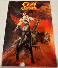 Ozzy Osbourne Official 1986 World Tour Program Book