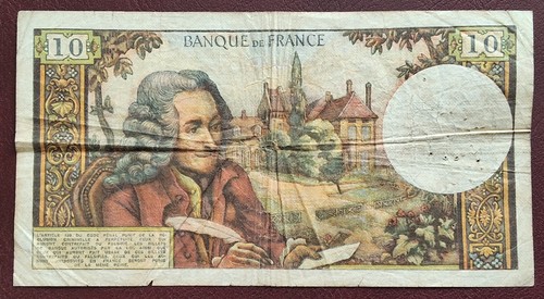 •1971•FRANCIA•10 FRANCHI•BANCONOTA• - Foto 2 di 2