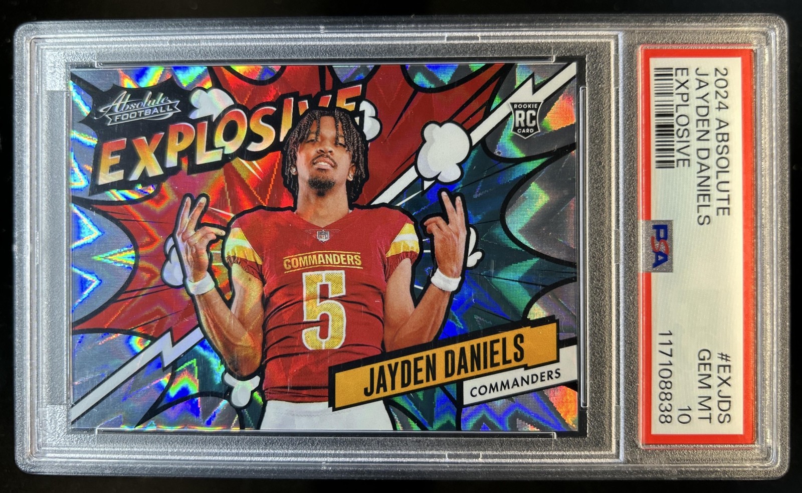 Jayden Daniels Panini Absolute Explosive #EXJDS Base