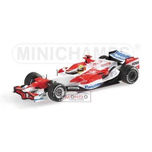1:43 Minichamps Toyota Tf107 Schumacher 2007 400070011 modelo diecast Foto 2 de 2