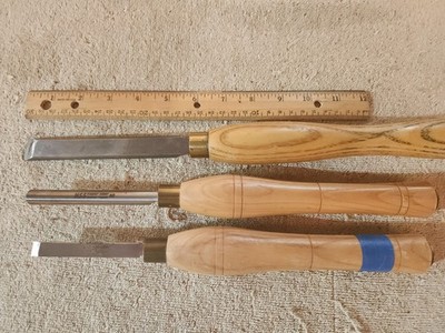 Sorby Spindle Gouge “Midi” 1/2" & Skew & Packard Skew, 3 Tools | eBay