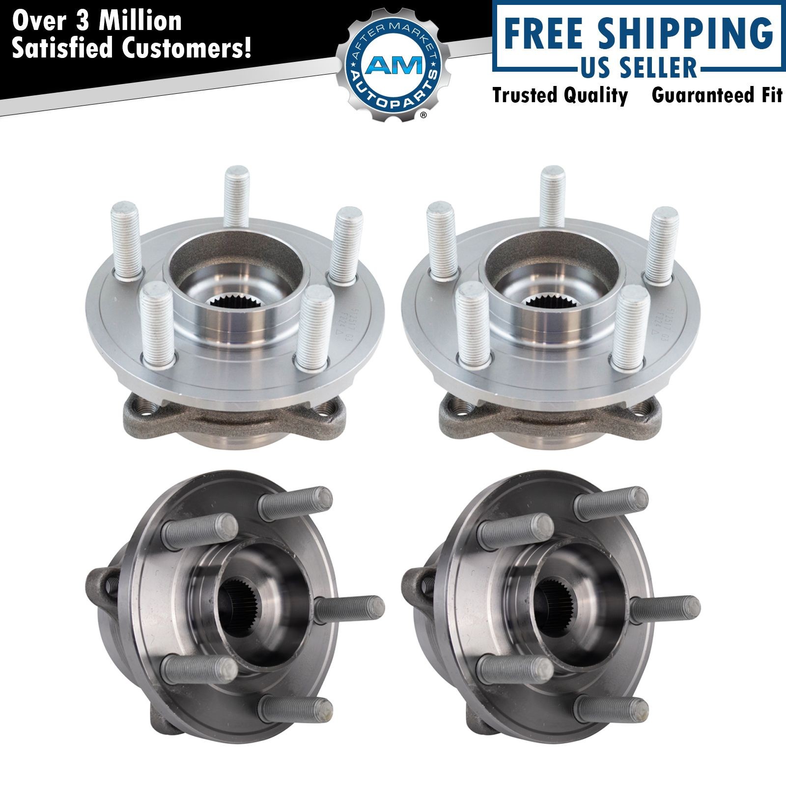 Ford GT 2017-2018 Front Hub bearing assemblies Set