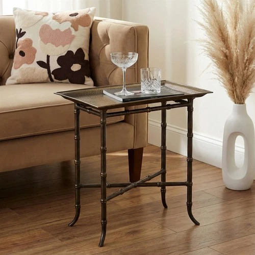 Butler Specialty Metalworks Accent Table In Bronze - Picture 2 of 3
