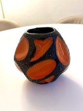 Roth Keramik 308 Rare West German Fat Lava Vase 1970s WGP Vintage