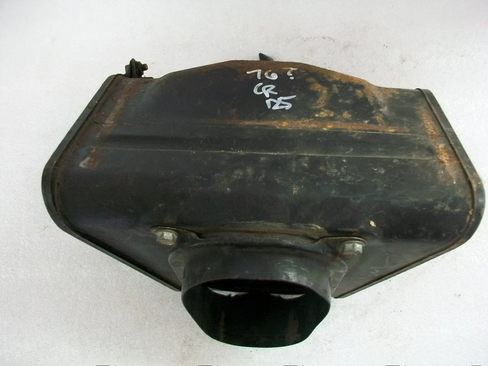 Honda CR125 1976 1977 1978 Elsinore caja de aire completa CR125M CR 125 AHRMA Foto 3 de 4