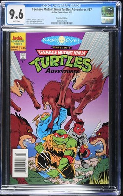 TEENAGE MUTANT NINJA TURTLES ADVENTURES #67 CGC 9.6 NM+ NEWSSTAND ARCHIE