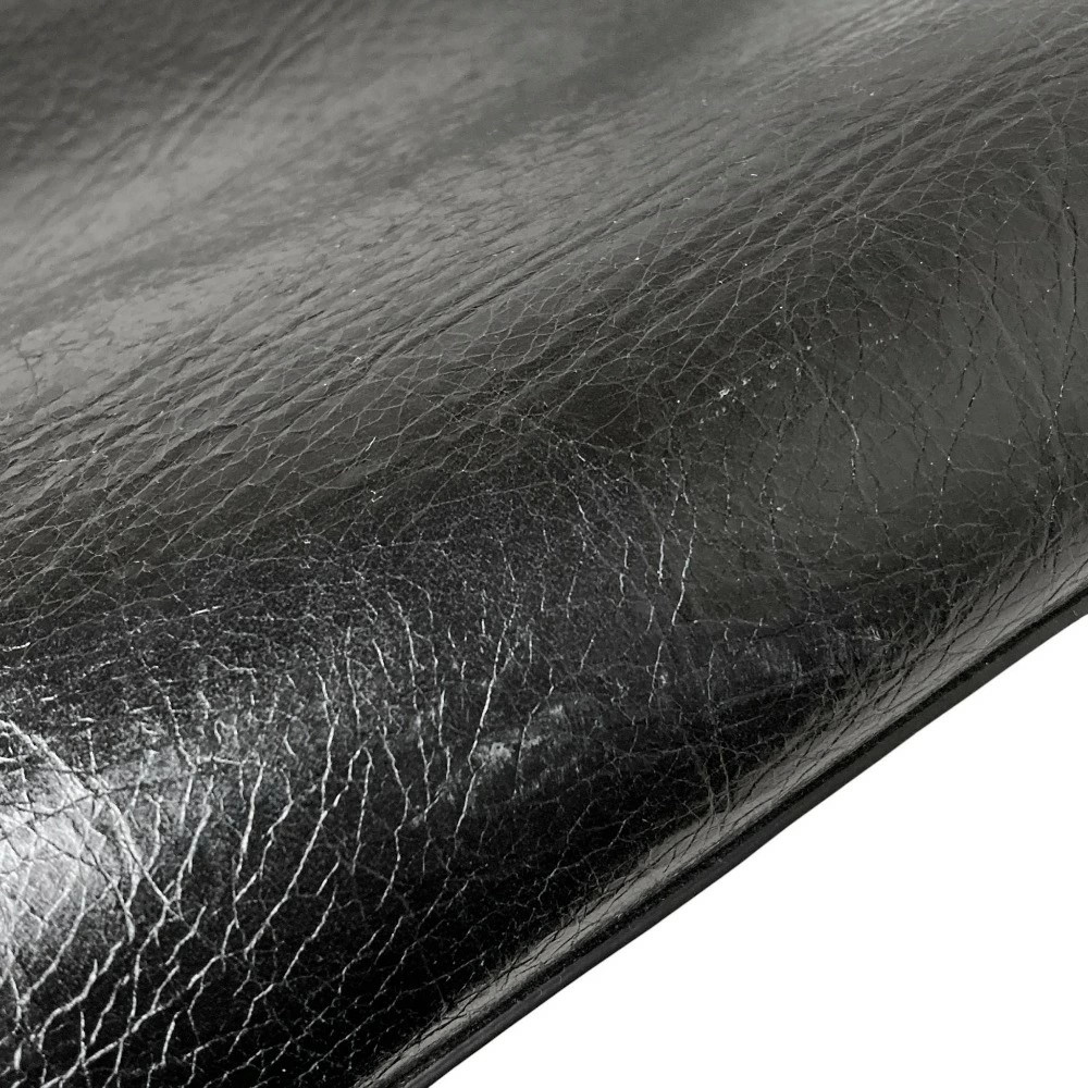 Off-White Clip Binder leather Shopper Tote Bag Black Men's Women's Luxs Brand thumbnail 11