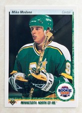 1990-91 Upper Deck #346 MIKE MODANO All Rookie Team card FREE S&H! NM/M RC