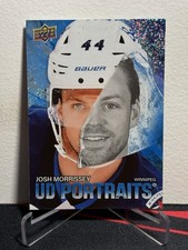 2025-26 Upper Deck Series 1 Hockey JOSH MORRISSEY #P-18 UD PORTRAITS SPECKLE SP
