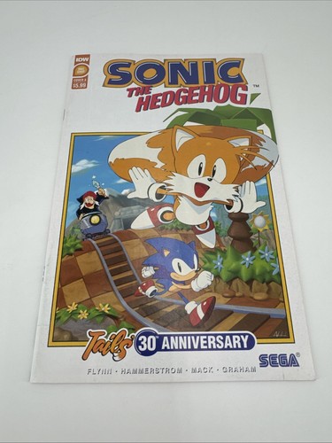 IDW Sonic The Hedgehog Tails 30th Anniversary Comic Book Cover A Hammerstrom NM