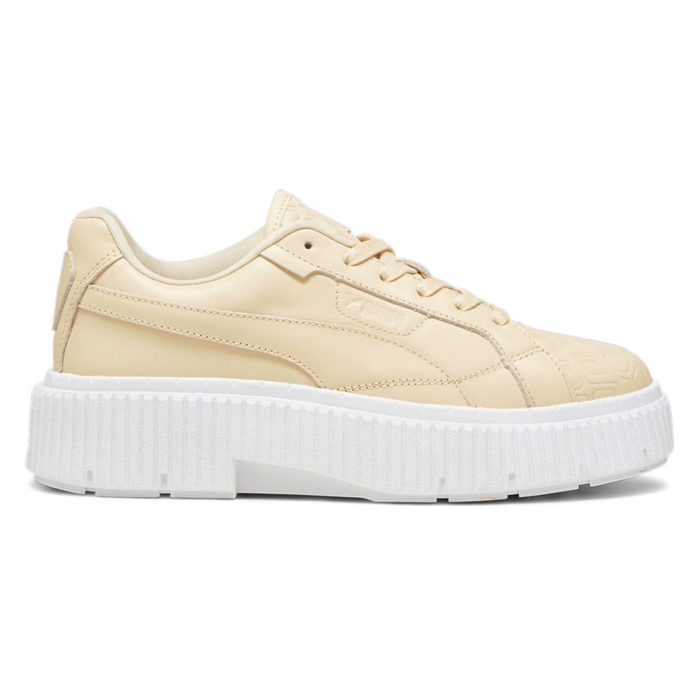 PUMA Dinara Luxe Sport Lace Up  Womens Beige Sneakers Casual Shoes 39252101