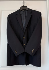 Nordstrom Dress Blazer Sport Coat Navy Blue Size 20 H Youth Boy