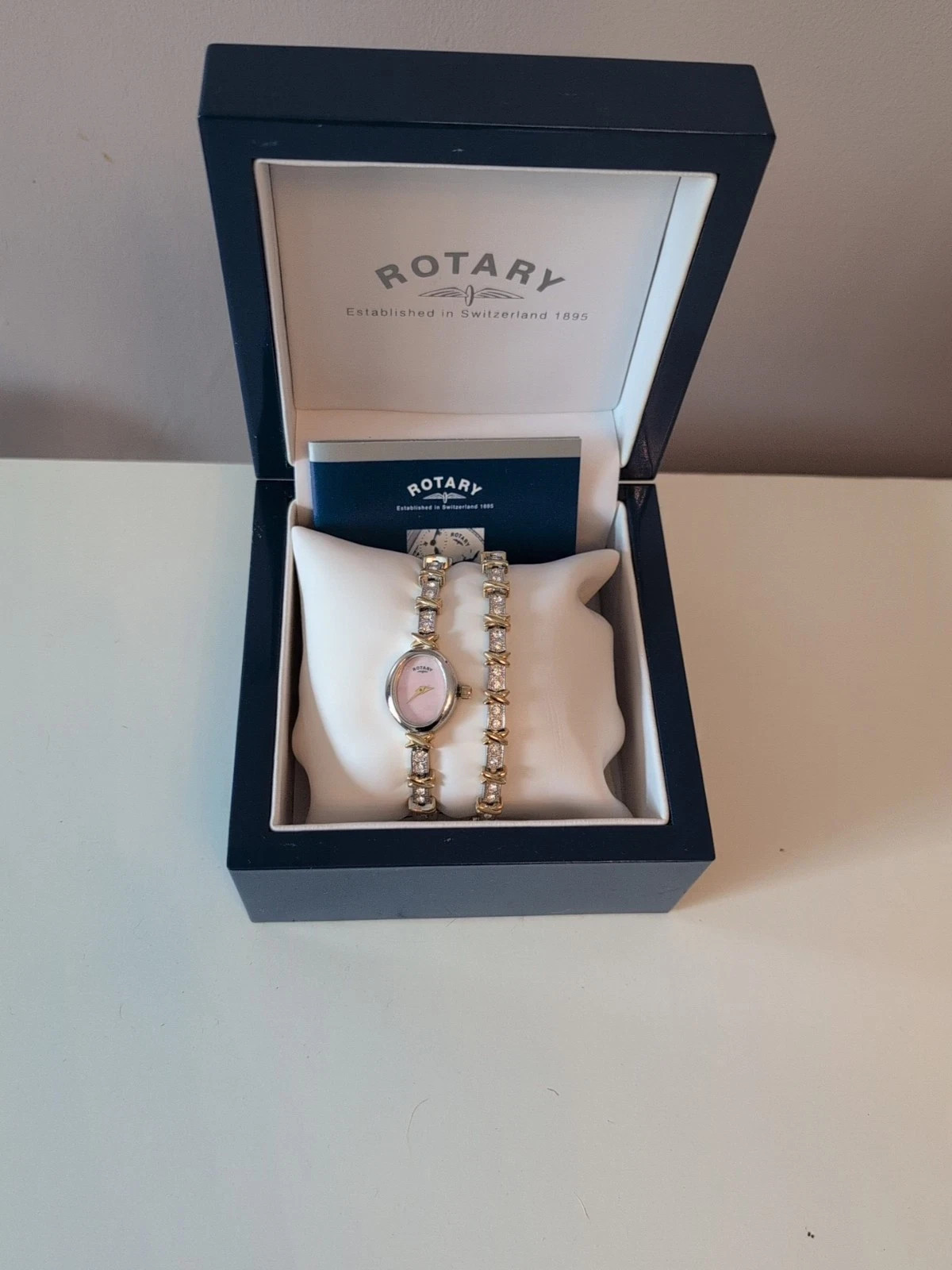 Rotary LB77807/BR/07 Watch and Bracelet Set Ladies