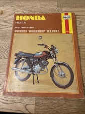 Honda H100 A 1980?1982 Haynes Owners Workshop Manual paperback