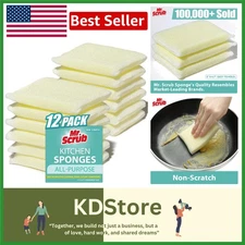 All-Purpose Non-Scratch Sponges - 12 Pack