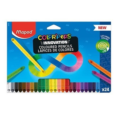 Maped Color 'Peps Colored Pencils 24/Pk School Art Crafts Home Kids Office