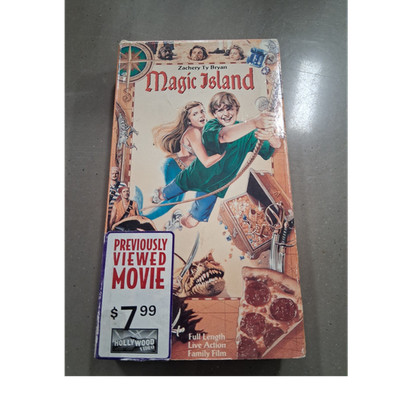 Paramount Magic Island VHS PG NTSC 1995 Zachery Ty Bryan Family Adventure