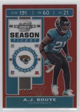 2019 Panini Contenders Optic Season Ticket Red Prizm 135/199 AJ Bouye #34 17xk
