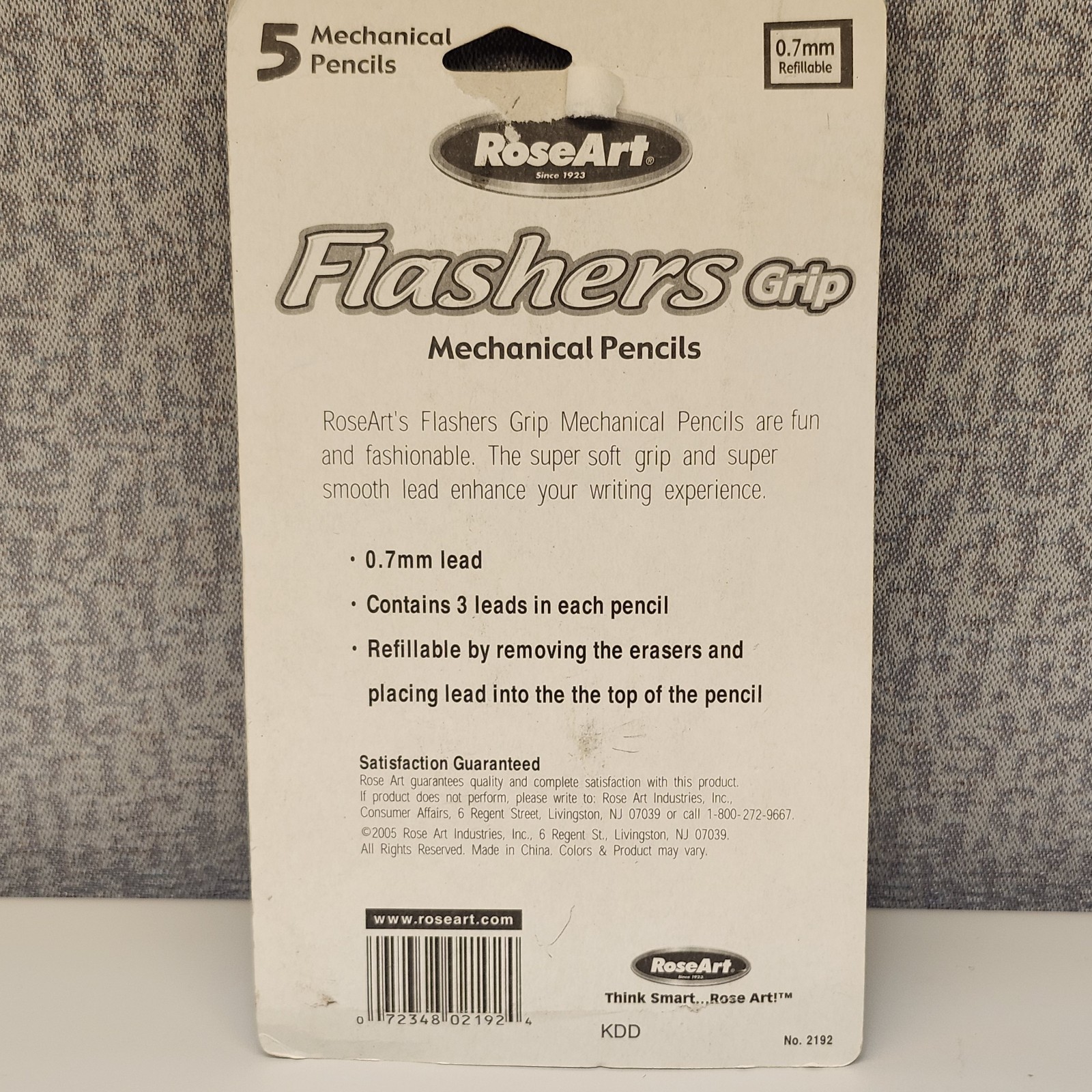 RoseArt Flashers 2005 Pack/5 Super Soft Grip .7mm Mechanical Pencils 2192