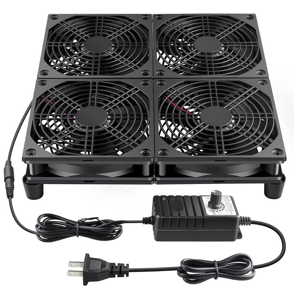 Powerful 120mm x 4 Fan for Xbox, Amplifiers, Mining Devices - Image 3 of 4