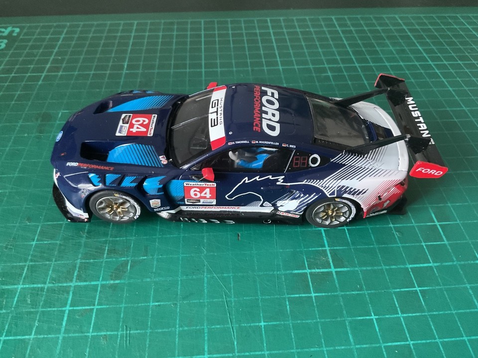 Scalextric C4503 Ford Mustang GT3 Multimatic Motorsports #64 Lights ...