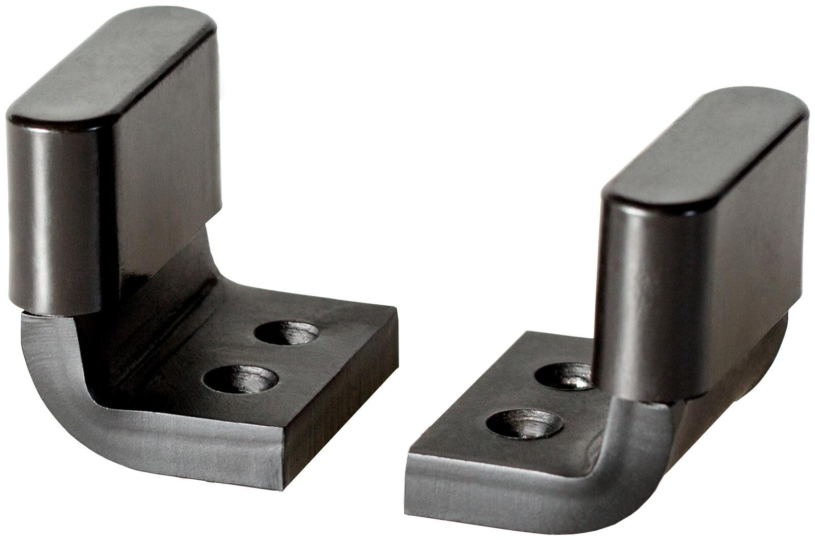 Leatherneck Hardware FTDFG Double Floor Sliding Barn Door Guide - Black