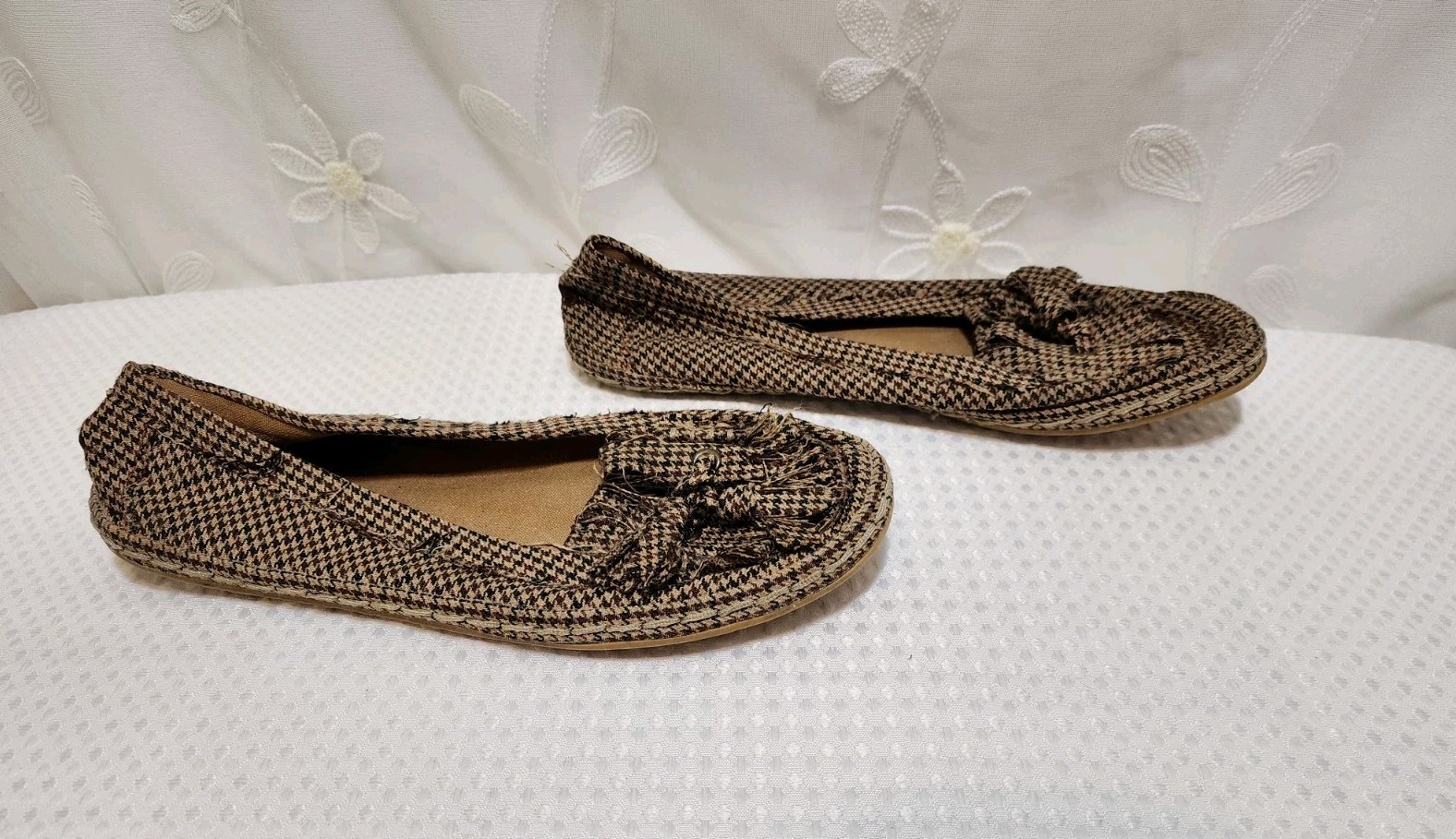 SAOLA Mocassini slip on Rocket Dog donna 9M marrone scarpe suola piatta vecchi so arruffati